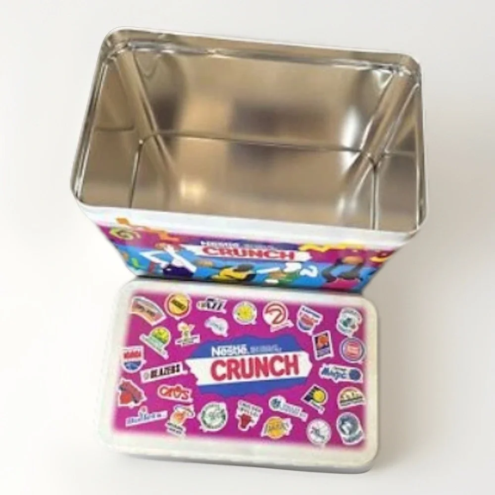 Vintage 1992 NBA Nestle Crunch Collector's Tin